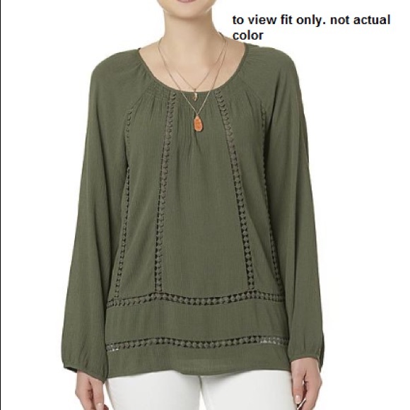 Laura Scott Tops - Laura Scott Peasant Top